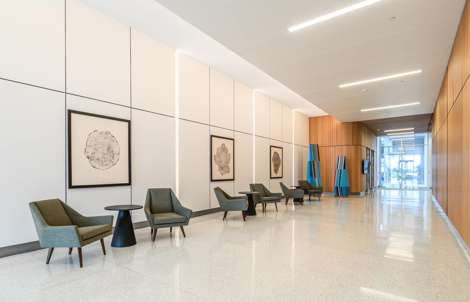 Class-A Office Building interior
