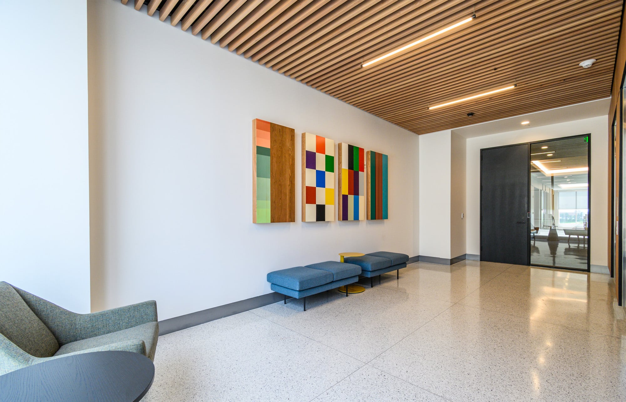 Class-A Office Building interior