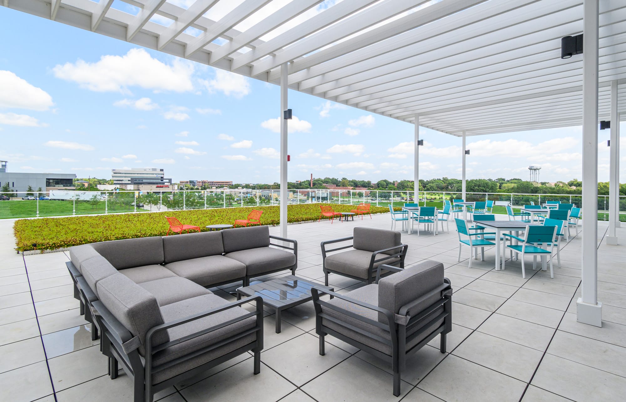 Class-A Office Building Terrace