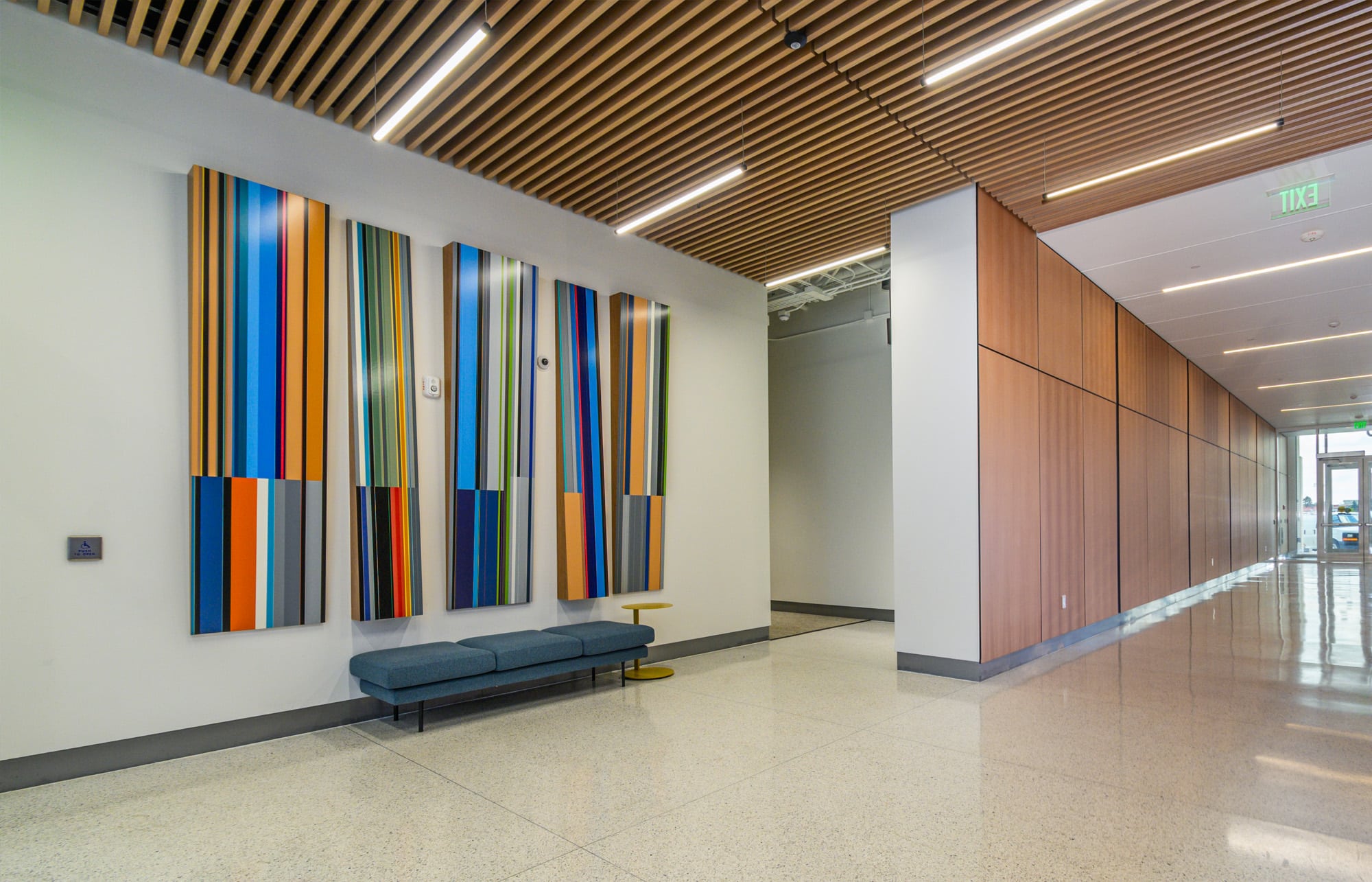 Class-A Office Building interior